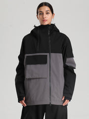 Women's Gsou Snow Terrain Flow FlexZip Hybrid Cargo Snowboard Jacket