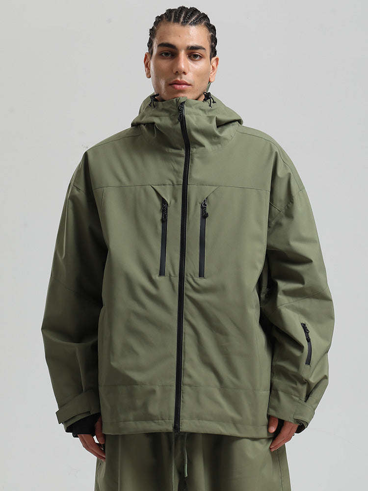 Men's Gsou Snow Durable Mountain Pro Insulated Wind Armor Snow Jacket