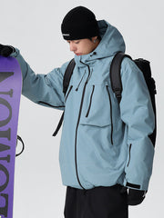 Chaqueta de nieve holgada todoterreno Searipe Durable Mountain Pro para hombre