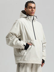 Men's Gsou Snow Durable Urban Vibe Pullover Anorak Snowboard Jacket