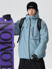 Chaqueta de nieve holgada todoterreno Searipe Durable Mountain Pro para hombre