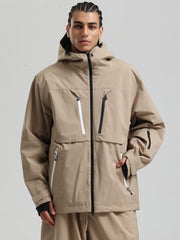 Men's Gsou Snow Durable Mountain Pro Winter Function Cargo Snow Jacket