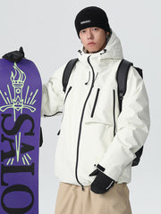 Chaqueta de nieve holgada todoterreno Searipe Durable Mountain Pro para hombre