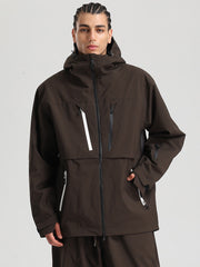 Men's Gsou Snow Durable Mountain Pro Winter Function Cargo Snow Jacket