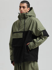 Men's Gsou Snow Terrain Flow FlexZip Hybrid Cargo Snowboard Jacket