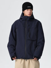 Chaqueta de nieve holgada todoterreno Searipe Durable Mountain Pro para hombre