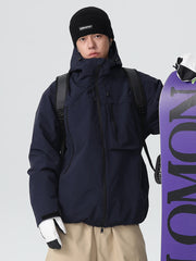 Chaqueta de nieve holgada todoterreno Searipe Durable Mountain Pro para hombre