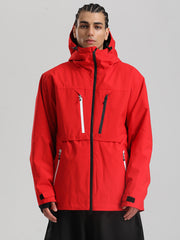 Men's Gsou Snow Durable Mountain Pro Winter Function Cargo Snow Jacket
