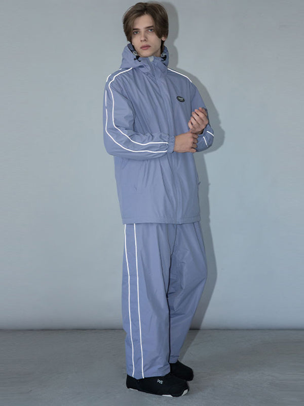Chaqueta y pantalones de snowboard Dook Snow Track Stripe para hombre