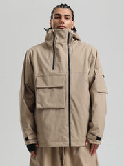 Men's Gsou Snow Terrain Flow FlexZip Hybrid Cargo Snowboard Jacket