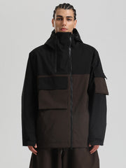 Men's Gsou Snow Terrain Flow FlexZip Hybrid Cargo Snowboard Jacket