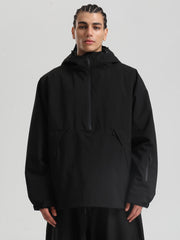 Men's Gsou Snow Durable Urban Vibe Pullover Anorak Snowboard Jacket