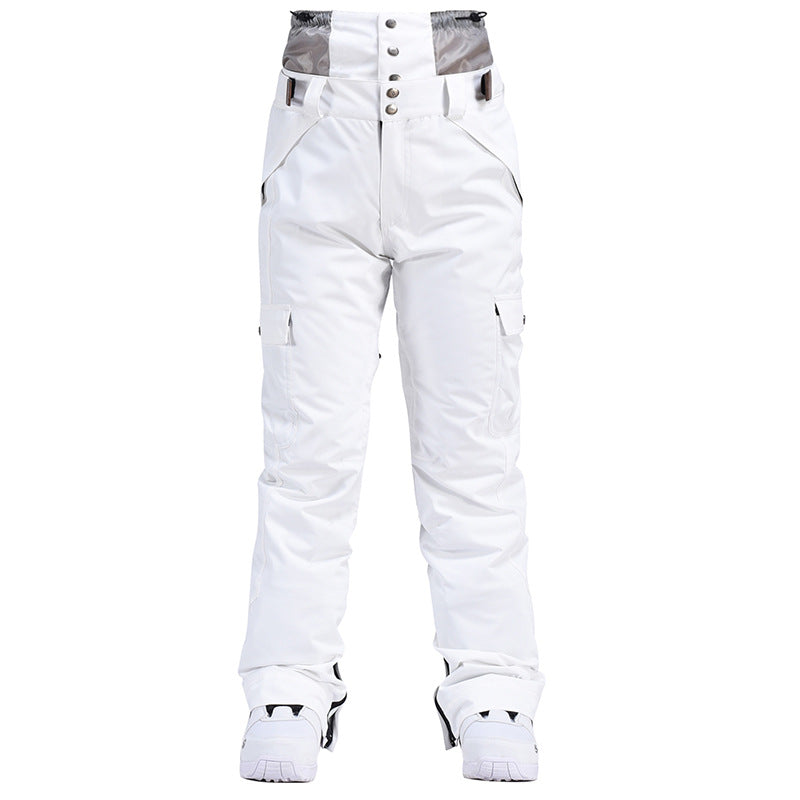 Pantalones con peto para snowboard, esquí e impermeables, elegantes y con aislamiento para mujer 