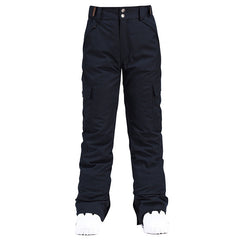 Pantalones con peto para snowboard, esquí e impermeables, elegantes y con aislamiento para mujer 