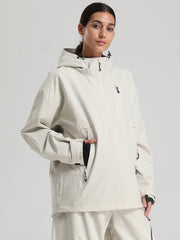 Women's Gsou Snow Durable Mountain Vibe Pullover Anorak Baggy Snow Jacket