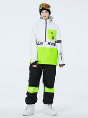 Trajes de nieve anorak con media cremallera SnowGuard de Mountain Peak para mujer
