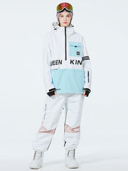 Trajes de nieve anorak con media cremallera SnowGuard de Mountain Peak para mujer