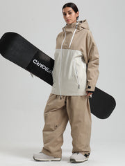 Women's Gsou Snow HyperDrive All-Season Color Block Mountain Cargo Snow Suits