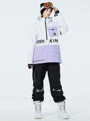 Trajes de nieve anorak con media cremallera SnowGuard de Mountain Peak para mujer