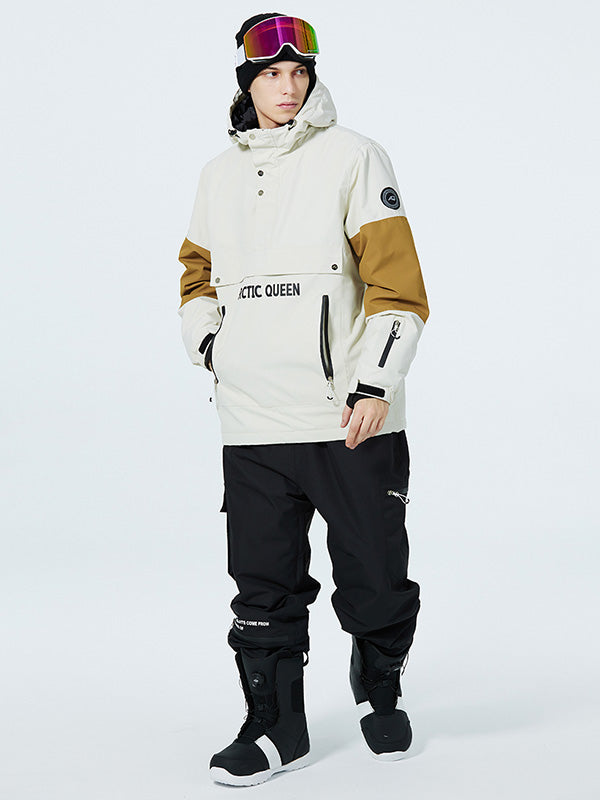 Herren SnowCrest FrostTrek Anorak-Schneeanzüge mit halbem Reißverschluss
