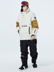Herren SnowCrest FrostTrek Anorak-Schneeanzüge mit halbem Reißverschluss