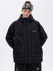 Women's All Weather Mountain Chill Reflective Snow Jacket – Night Skiing & Snowboard