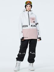 Trajes de nieve anorak con media cremallera SnowGuard de Mountain Peak para mujer