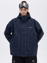 Women's All Weather Mountain Chill Reflective Snow Jacket – Night Skiing & Snowboard