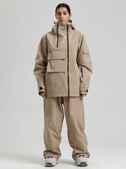 Women's Gsou Snow Terrain Flow FlexZip Hybrid Cargo Snowboard Suits