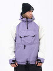 Men's Mountain Freestyle Cargo Pocket Bomber Camo Snowboard Jacket