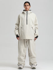 Women's Gsou Snow Durable Urban Vibe Pullover Anorak Snowboard Suits