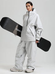 Women's Gsou Snow Durable Urban Vibe Pullover Anorak Snowboard Suits