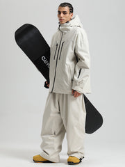 Men's Gsou Snow Durable Mountain Pro Insulated Wind Armor Snow Suits