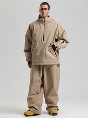 Men's Gsou Snow Durable Urban Vibe Pullover Anorak Snowboard Suits