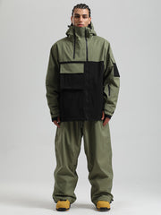Men's Gsou Snow Terrain Flow FlexZip Hybrid Cargo Snowboard Suits