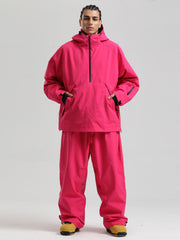 Men's Gsou Snow Durable Urban Vibe Pullover Anorak Snowboard Suits