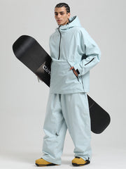 Men's Gsou Snow Durable Urban Vibe Pullover Anorak Snowboard Suits