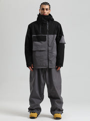 Men's Gsou Snow Terrain Flow FlexZip Hybrid Cargo Snowboard Suits