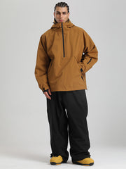 Men's Gsou Snow Durable Urban Vibe Pullover Anorak Snowboard Suits