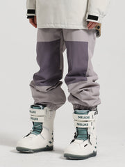Pantalones de esquí con bloques de color para hombre de Gsou Snow