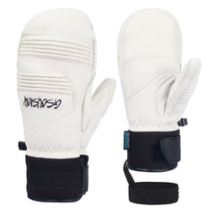 Guantes y manoplas de snowboard para todo tipo de clima de piel de cabra Gsou Snow para mujer