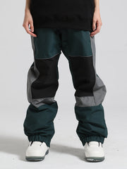 Gsou Snow Herren-Skihose mit reflektierendem Colorblock