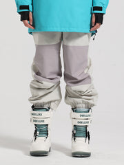 Pantalones de esquí con bloques de color para hombre de Gsou Snow