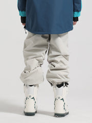 Pantalones de esquí con bloques de color para hombre de Gsou Snow