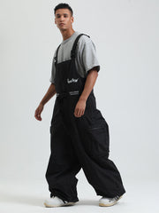 GSOU SNOW - Petos de snowboard para hombre, petos de esquí muy holgados, pantalones de nieve holgados, monos impermeables con aislamiento para invierno