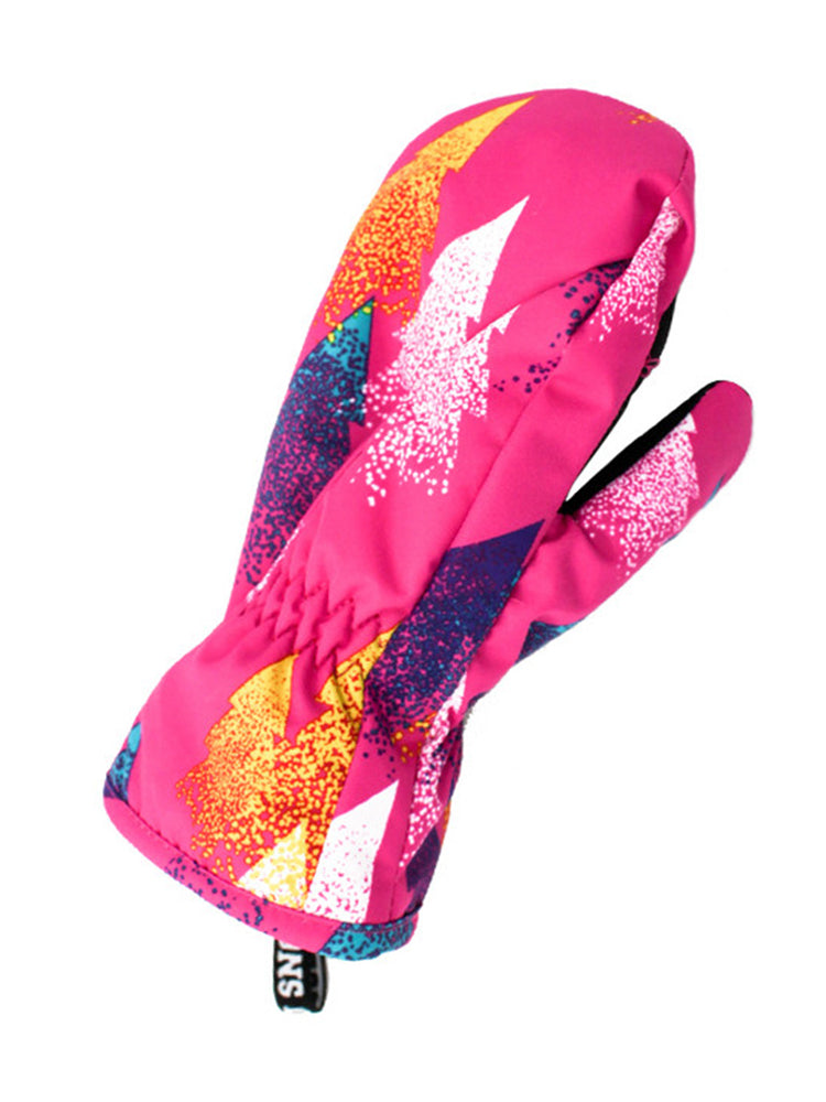 Gsou Snow Kid's Winter Mountain Waterproof Outdoor Snow Gloves