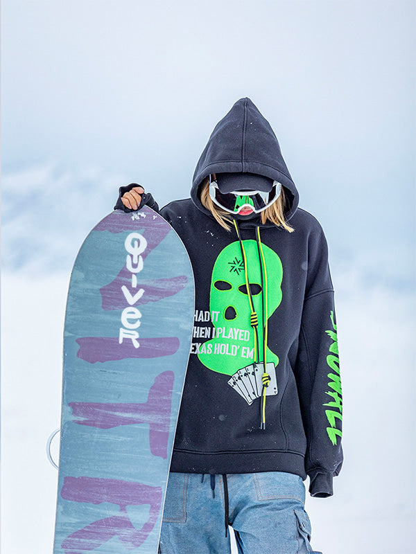 Sudadera con capucha unisex resistente al agua Snowall Gangster Swagger Snowscape para hombre 