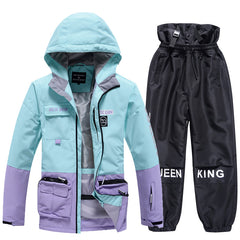 Damen Arctic Queen Winter Sport Freestyle Schneejacke &amp; -hose Sets