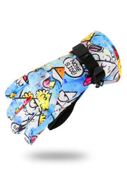 Gsou Snow Kid's Waterproof Windproof Winter Ski Gloves