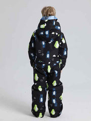 Girl & Boy's Penguin One Piece Snowsuits